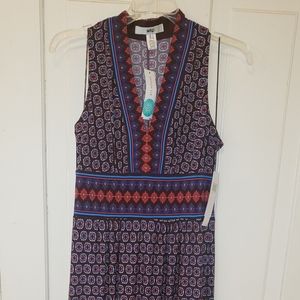 Sleeveless V-Neck Wisp Ella Jersey Maxi Dress